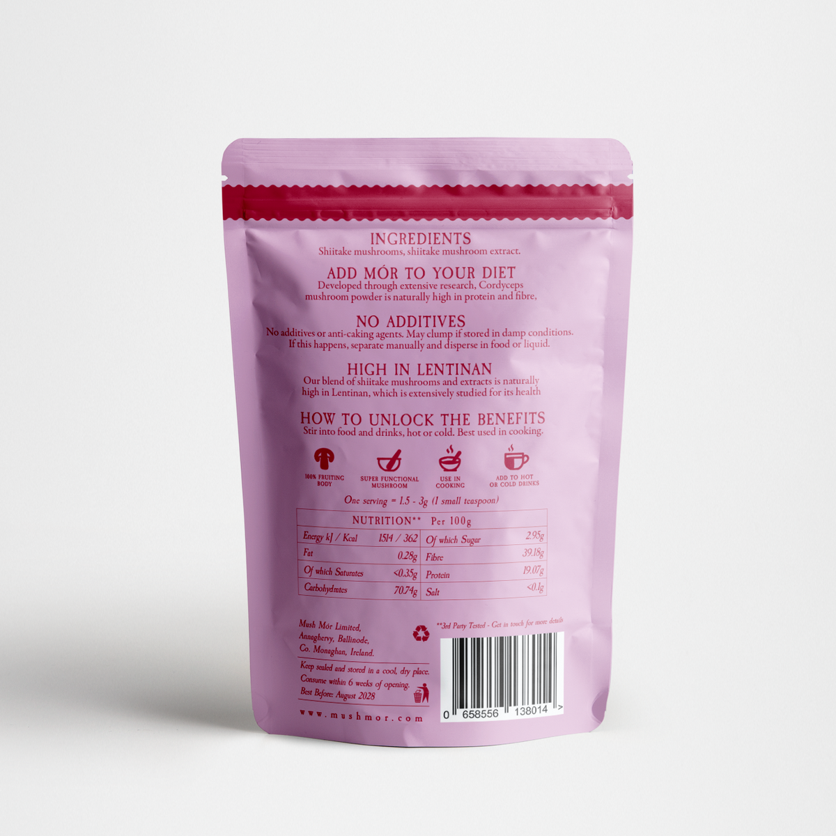 Shiitake Mushroom & Extract Powder 45g