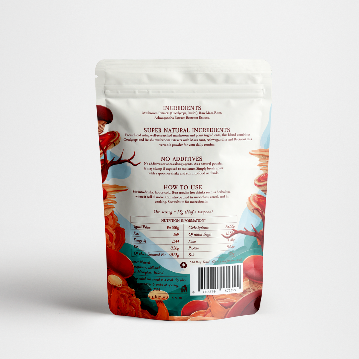 Super Natural Days - Mushroom Extract & Botanical Active Blend 45g