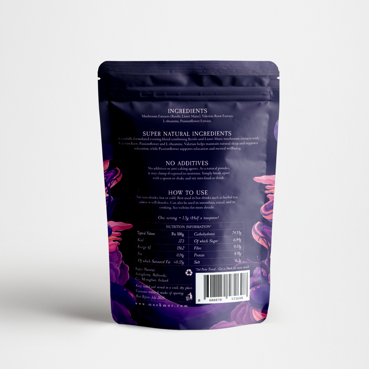 Super Natural Evening - Mushroom Extract & Botanical Blend 45g