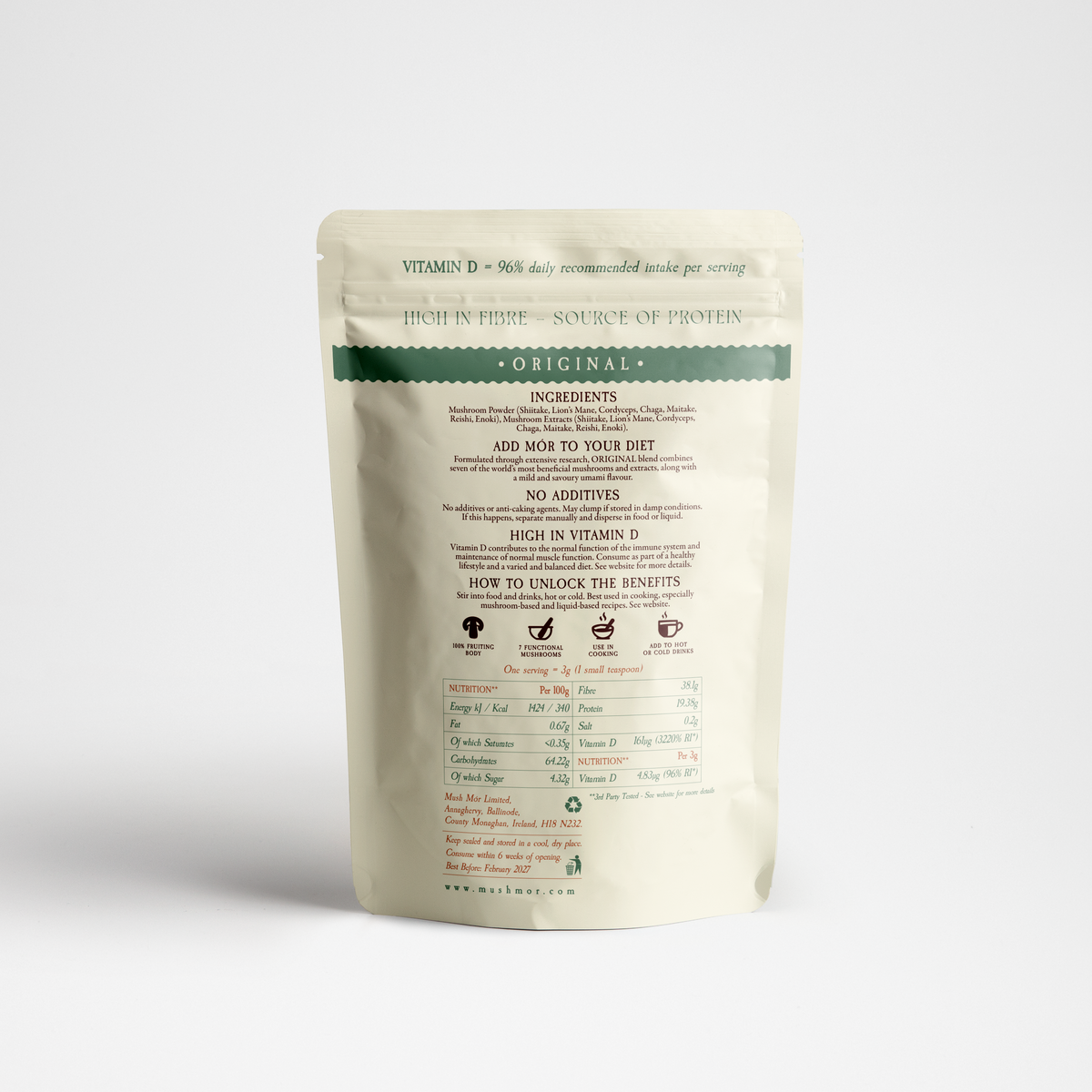 Mush Mór Original Mushroom Powder 45g