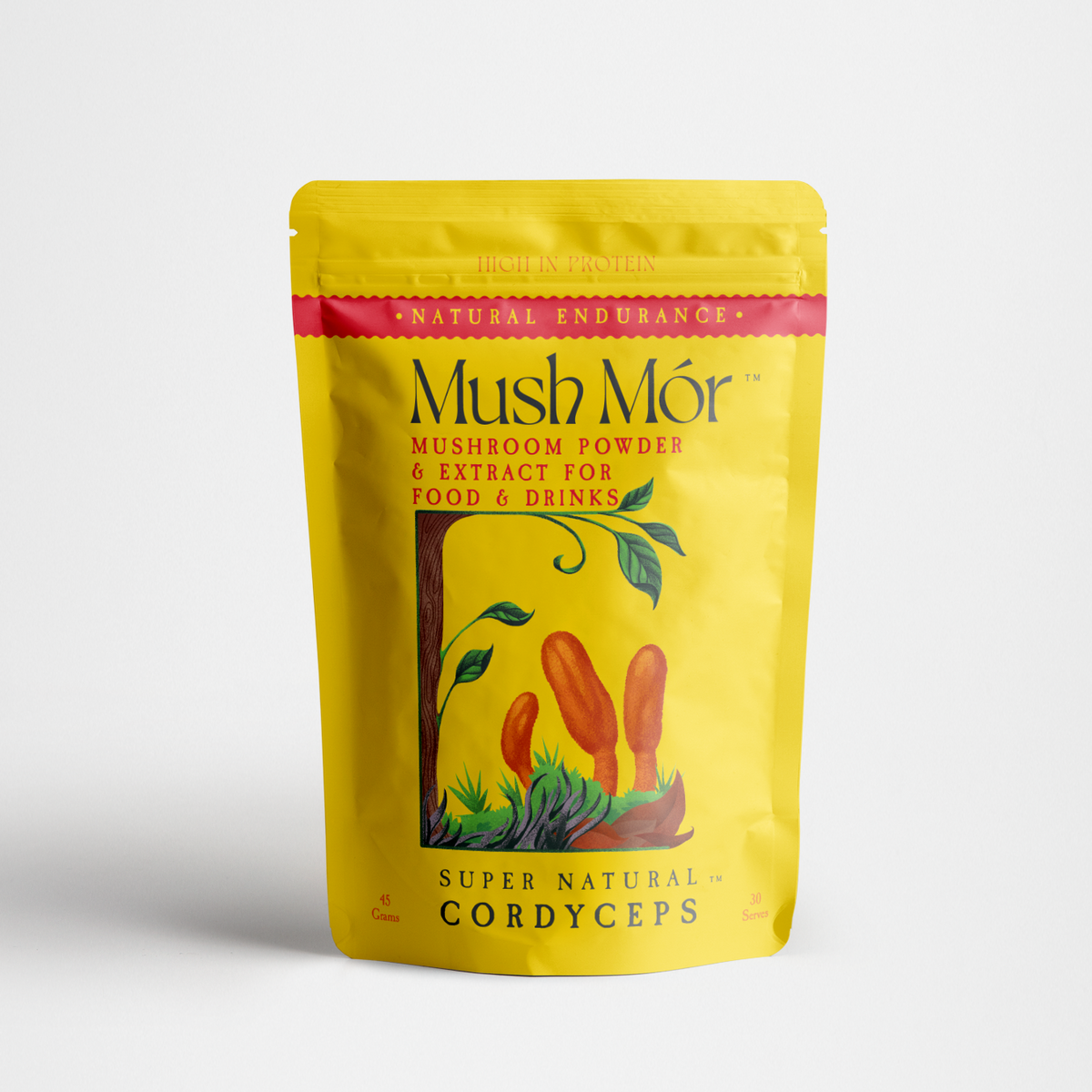 Cordyceps Mushroom & Extract Powder 45g