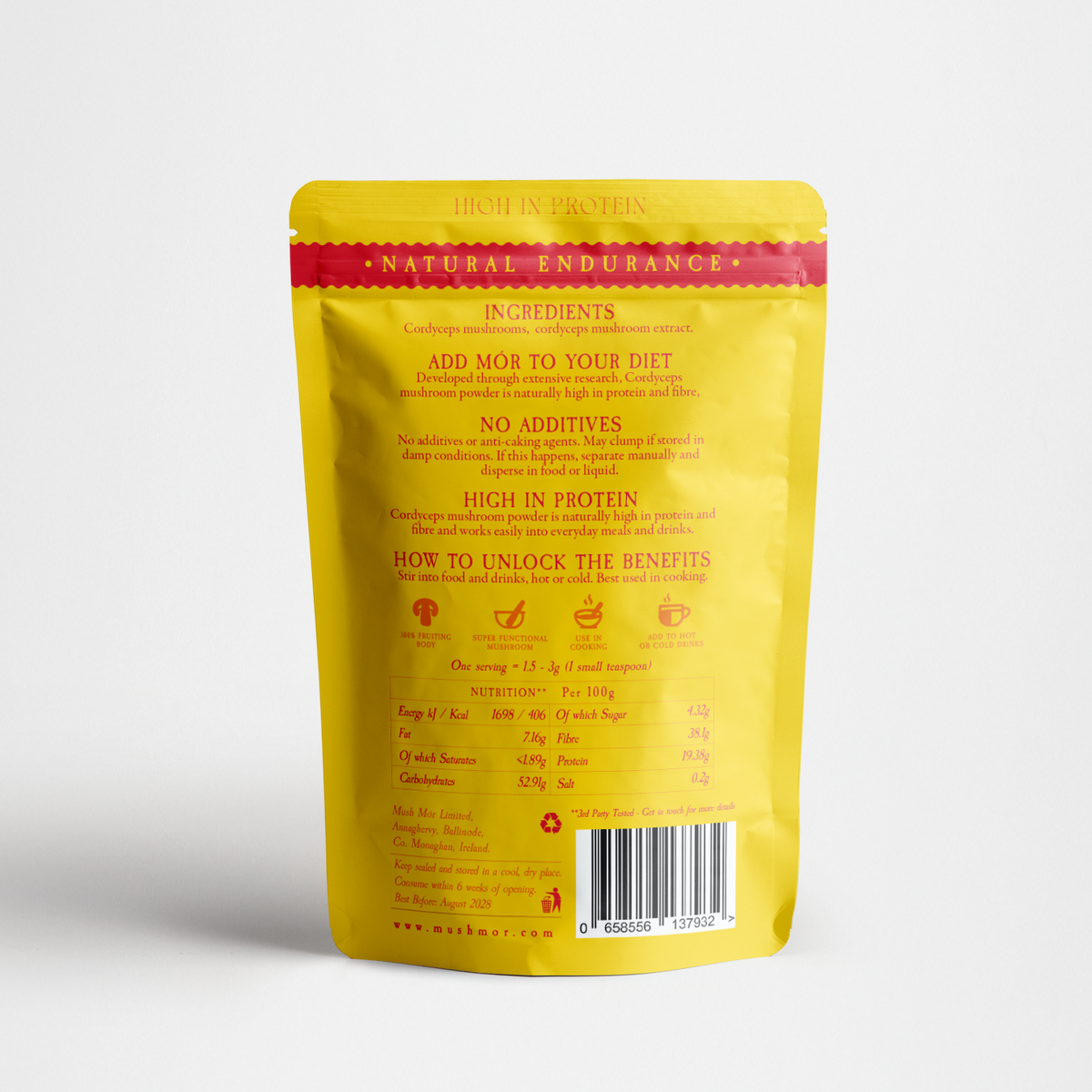 Cordyceps Mushroom & Extract Powder 45g